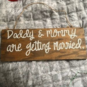 Sign for Engagement Photos